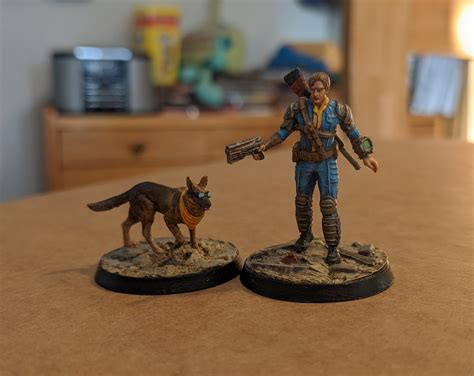 Sole Survivor And Dogmeat Ontabletop Home Of Beasts Of War