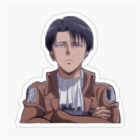 Levi Ackerman Sticker Sticker By Mooch Er Anime Stickers Anime