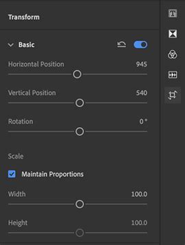 I can't believe adobe says that adobe rush has transitions. How to adjust transitions, color presets, and size in your ...