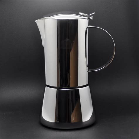 Authentic Italian Stainless Steel Mocha Pot Italian Espresso Coffee