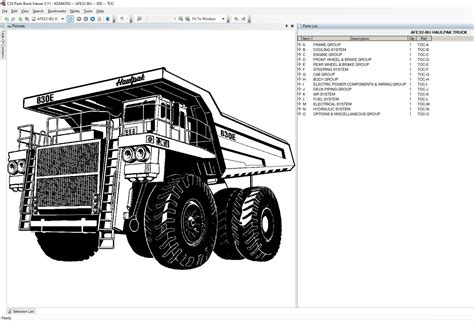 Komatsu CSS EPC USA Excavator & Truck Parts Catalog 08.2021