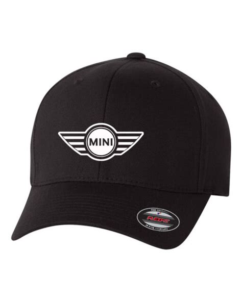 Mini Cooper Flex Fit Hat Free Shipping Curved Or Flat Bill Ebay