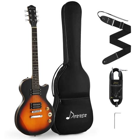 Buy Donner Les Paul Electric Guitar Full Size Beginner Kit 39 Inch