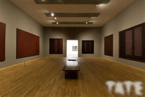 Rothko Room Tates Seagram Murals Display Tate Modern C2006 Tate
