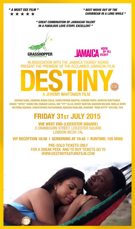 buy tickets destiny the moviedestiny the movie a jamaican canadian film directed by jeremy