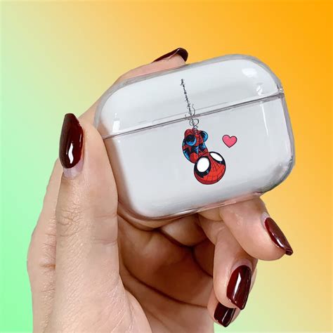 Cartoon Airpod Pro Case Funny Airpods Pro Case Cute Spider Etsy