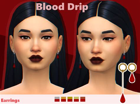 Sims 4 Blood Drip Cc