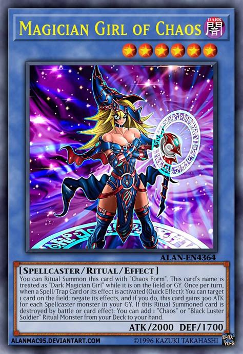 Magician Girl Of Chaos By Alanmac95 On Deviantart Custom Yugioh Cards
