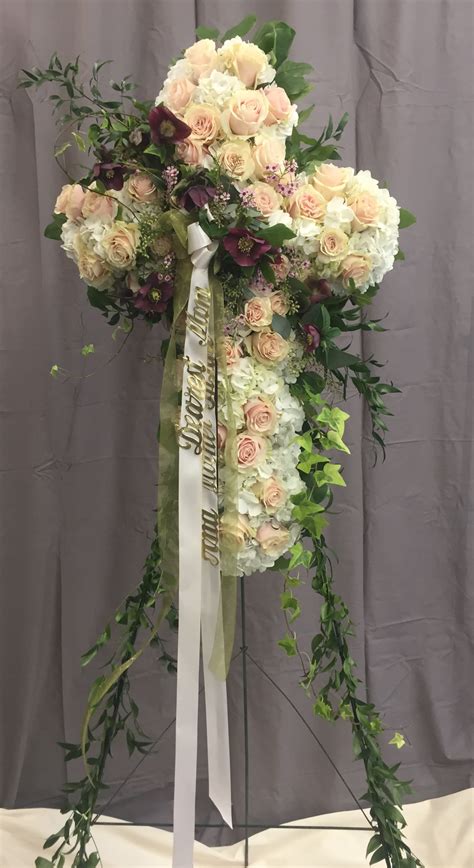 Custom Anna Rose Standing Cross By Anna Rose Floral And Event Design