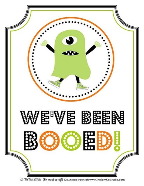 Youve Been Booed Halloween Printables Free Free Halloween