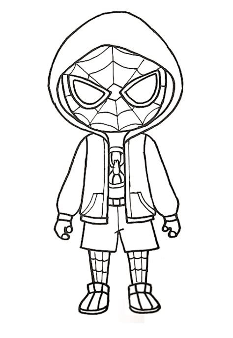 20 Free Miles Morales Coloring Pages For Kids And