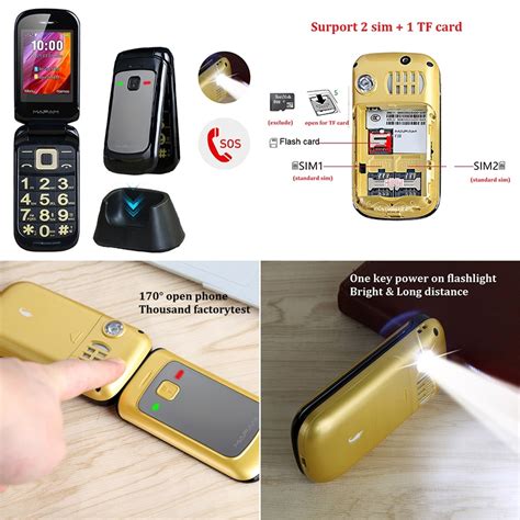 Sunsky Mafam F138 Flip Phone 24 Inch 32mb32mb Support Fm Sos