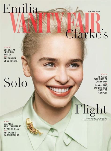Vanity Fair Uk Summer 2018 Digital Emilia Clarke Vanity Fair Covers Vanity Fair Magazine