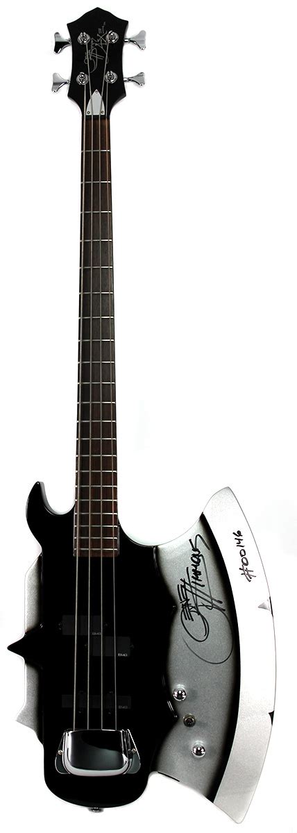 Lot Detail Kiss Gene Simmons Signed Custom Axe Bass Guitar