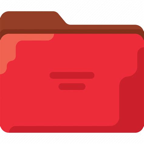 Directory Folder Office Red System Icon Download On Iconfinder