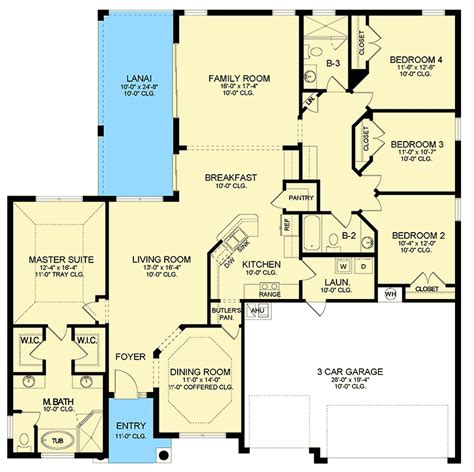 Floor Plans One Story House Image To U