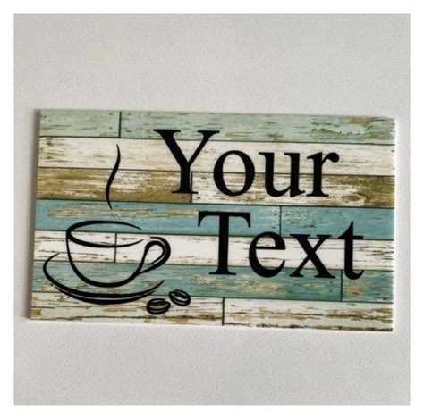 Coffee Café Your Text Custom Wording Sign Etsy In 2021 Hanging