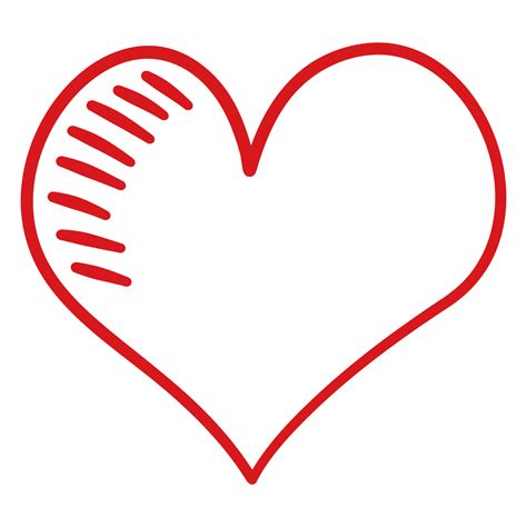 Hand Drawn Heart Icon 13743356 Png