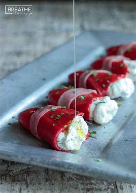 Herbed Goat Cheese Stuffed Piquillo Peppers I Breathe Im Hungry