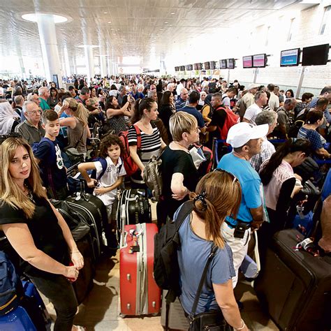 Ben Gurion Airport Experiences Busiest Travel Day Of Summer