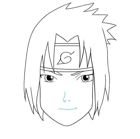 How To Draw Sasuke Uchiha From Naruto Really Easy Drawing Tutorial