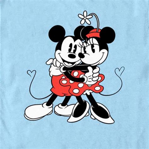 Mickey And Minnie Hugging Disney T Shirt