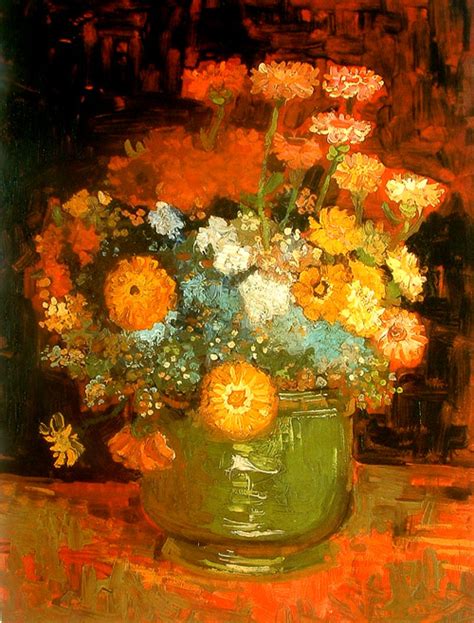 Van Gogh´s Flowers Painting And Artists