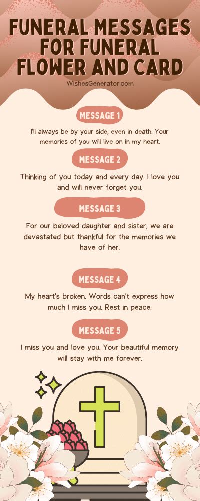 71 Funeral Messages For Funeral Flower And Card