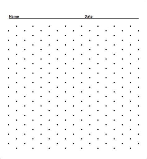 Isometric Dot Paper Printable Sheet