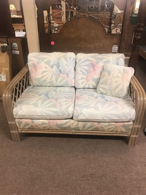 Rattan Loveseat Delmarva Furniture Consignment