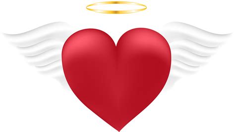 Angel Clipart Heart Angel Heart Transparent Free For Download On
