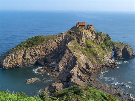 The waterfalls are one of the most beautiful spectacles of nature. Gaztelugatxe, Spain (Photo credit to Enrique Lopez Garre ...