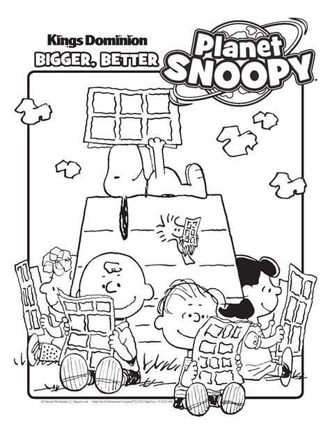 Printable Charlie Brown Halloween Coloring Pages