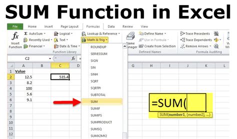 Sum Excel