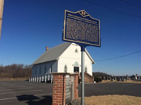 We hope you'll discover a warm group of real people at union chapel. White's Chapel United Methodist Church Historical Marker