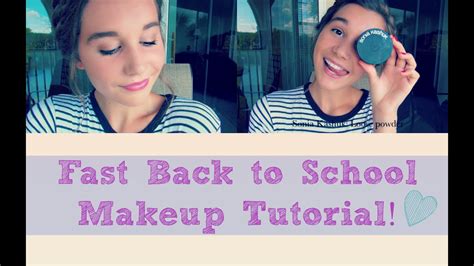Fast Back To School Makeup Tutorial Youtube