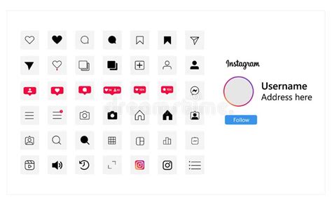 Conjunto De Iconos De Redes Sociales Como 600w Ilustración del Vector