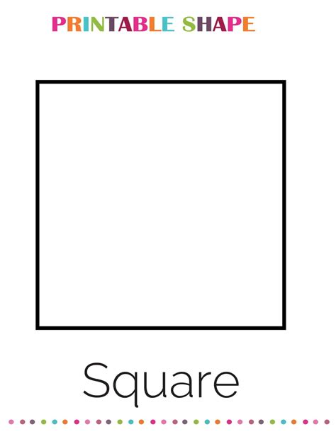 Free Printable Square Shape Lesson Plans For Toddlers Printable