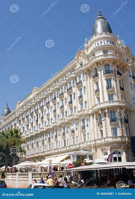 The Intercontinental Carlton Cannes Is Luxury Hotel Editorial Photo