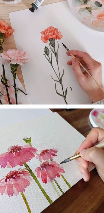 30 Watercolor Flower Painting Ideas For Beginners Beautiful Dawn