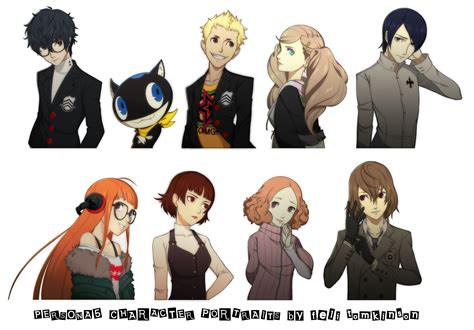 Persona 5 Character Portraits By Felitomkinson On Deviantart