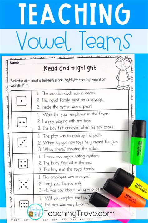 Looking For Engaging Vowel Teams Worksheets Activities To Help Your