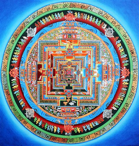 This Intricate Buddhist Mandala Is Called Kalachakra That