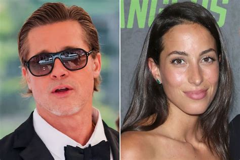 Brad Pitt Y Su Novia Inés De Ramón Se Mostraron Juntos Por Primera