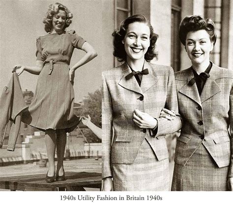History Of 1940s Fashion 1940 To 1949 Glamour Daze 1940s Fashion 1940s Fashion Women
