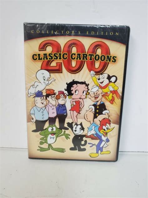 200 Classic Cartoons 2010 Dvd 2009 4 Disc Set Ebay