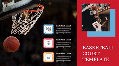 Get Basketball Court Template Template Presentation
