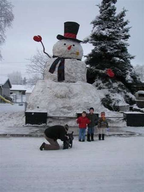 East Anchorage Prepares For Return Of Giant Snowman Snowzilla