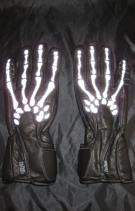 3m Reflective Bones Skeleton Motorcycle Gloves Ebay Shop