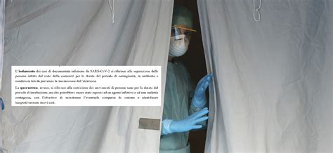 Quarantena, isolamento e test: cosa dice la circolare del ...